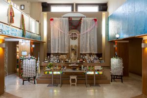 ペットの合同祭壇